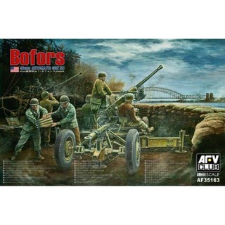 โมเดลปืนใหญ่ AFV Club 1/35 AF 35163 40mm AUTOMATIC GUN M1(BOFORS 40mm AA)