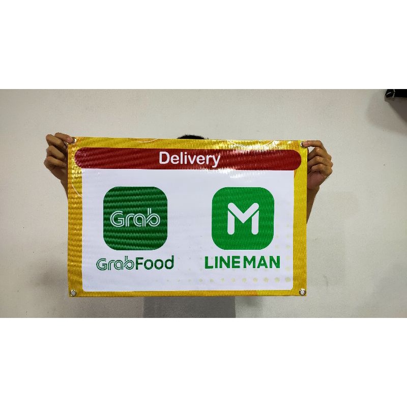 ไวนิล สั่งอาหาร สีสวย ทนแดด ทนฝน เจาะตาไก่ฟรี จัดส่งเร็ว 1-3 วัน - รูปที่ 3