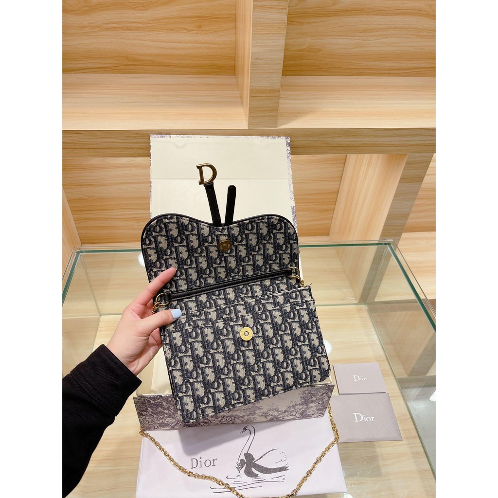 used dior saddle bag