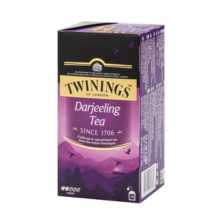 ชาอังกฤษ Darjeeing 2 กรัม (กล่อง25ซอง) ทไวนิงส์ English tea Darjeeing 2 grams (box 25 sachets) Twinings