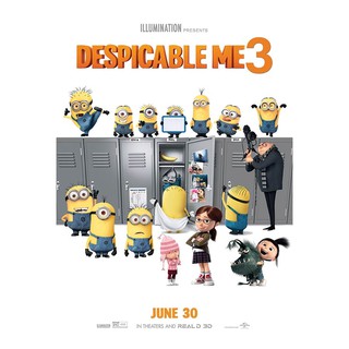 โปสเตอร์การ์ตูน Minions 3