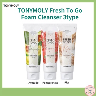 [Tonymoly] Tonymoly Fresh To Go Foam Cleanser อะโวคาโด / ทับทิม / ข้าว K-Beauty เกาหลี