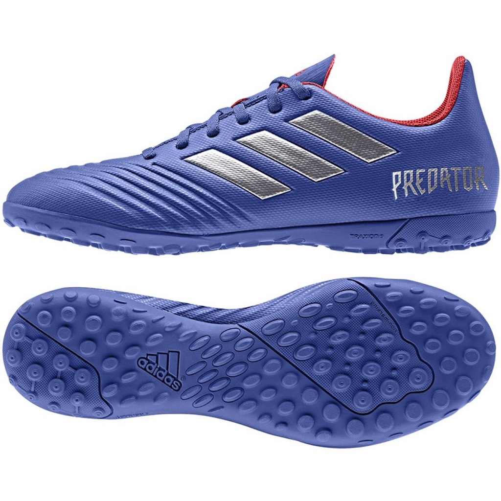 Adidas Predator 19.3 Soccer Shoes Full Blue - Adidas ของแท ้ - Super Grip