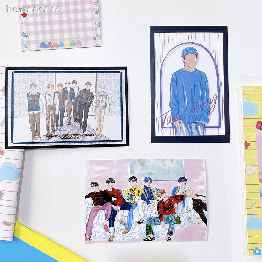 à¸—à¸šà¸—à¸§à¸™à¹à¸Ÿà¸Š à¸™à¸£à¸²à¸„à¸²à¸– à¸ Postcard Bts Fanart à¹‚à¸›à¸ªà¸à¸²à¸£ à¸