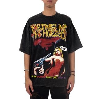 เสื้อยืด พิมพ์ลาย OVERSIZE TOXIC1805 BRING ME THE HORIZON WASHING