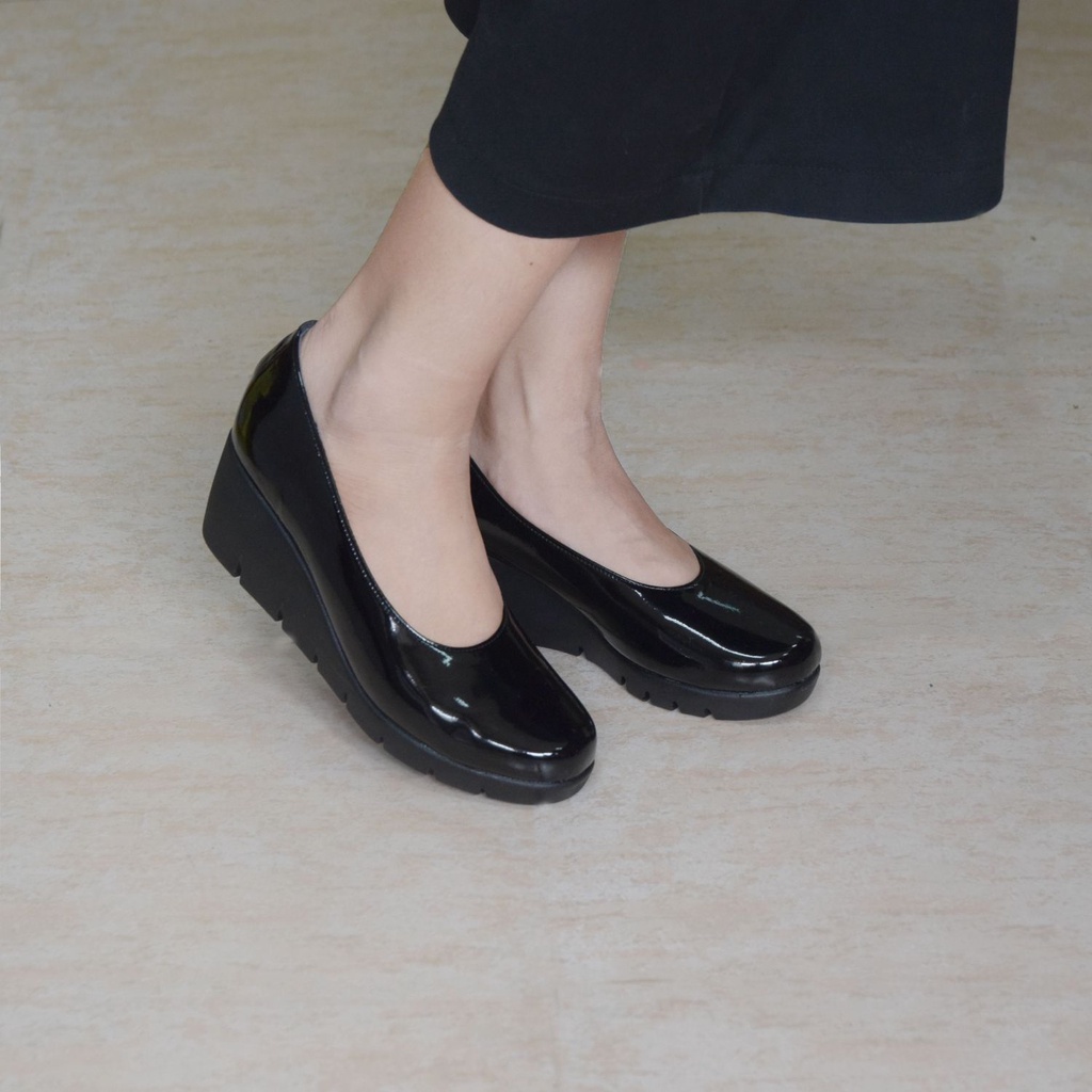 JOLI SNOB | Comfort High Heels รองเท้าส้นสูง ใส่สบาย ผู้หญิง Made in Japan |  「Patent」  FC-39601