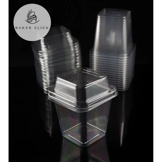 กล่องใส MC003 (no70) +ฝา (1แพ็ค/50ชุด) กล่องขนม