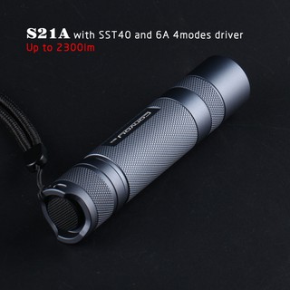 ไฟฉาย Convoy S21A + หลอด sst40 2300LM  สีไทเทเนียม