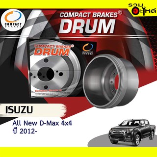 จานดรัมเบรก Compact ใช้กับ Isuzu All New D-Max 4x4 ปี 2012-BD7088