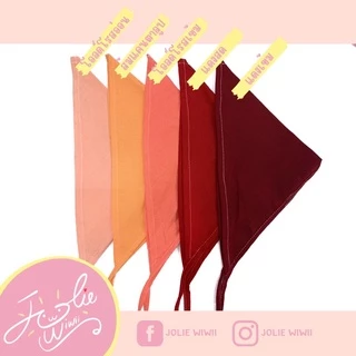 Jolie Wiwii (สินค้าพร้อมส่ง) ผ้าโพกผม ผ้าโพกหัว มีเชือกผูก สีเยอะมาก