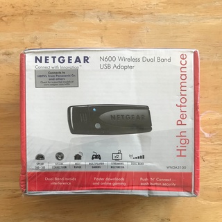 ใหม่ในซีล NETGEAR N600 Wireless Dual Band USB Adapter WNDA3100