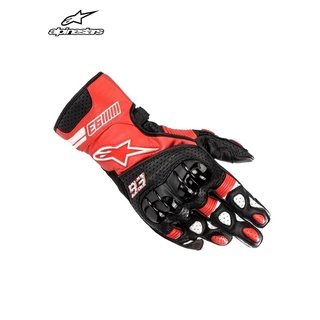 Alpinestars ถุงมือหนังยาว 93 ทัชสกรีน สําหรับขี่รถจักรยานยนต์ มาร์ควิส