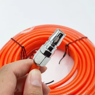 สายลม ใยแก้ว ถัก 5x8 มม. 15 เมตรเต็ม เสริมใยแก้วถัก พร้อมหัวต่อคอปเปอร์ ทนแรงดันสูง การันตี!!