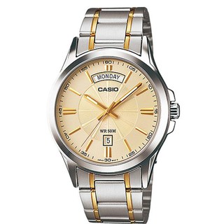 ﻿Casio Gent quartz นาฬิกาข้อมือผู้ชาย สายสแตนเลส รุ่น MTP-1381G-9AVDF (ของแท้ รับประกันศูนย์ 1 ปี)