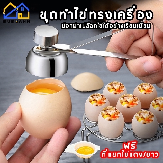 ที่เปิดเปลือกไข่ ที่วางไข่สแตนเลส ถาดวางไข่ ที่แยกไข่ขาวไข่แดง ที่เปิดฝาไข่ ที่ตอกไข่ ที่เปิดเปลือกไข่ลวก