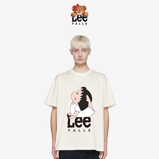 ใหม่ Leefalle เสื้อยืดแขนสั้น ผ้าฝ้าย พิมพ์ลายการ์ตูนเชอร์รี่ มารุโกะ สําหรับผู้หญิง