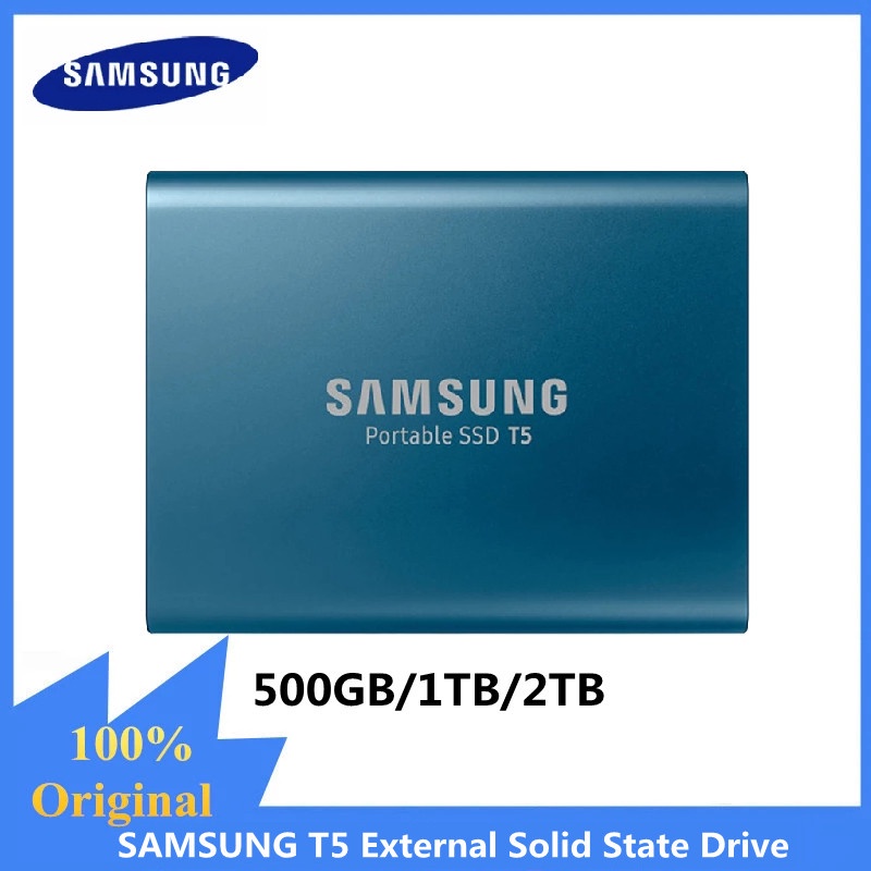 ฮาร์ดไดรฟ์ภายนอก SSD 2TB 1TB 500GB USB3.1 Gen2 แบบพกพา สําหรับแล็ปท็อป แท็บเล็ต Samsung T5