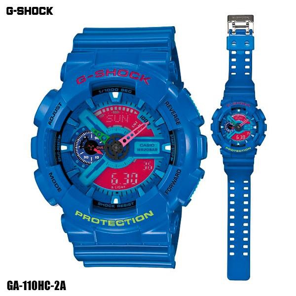 Casio G-Shock นาฬิกาข้อมือ รุ่น GA-110HC-2A (Blue)