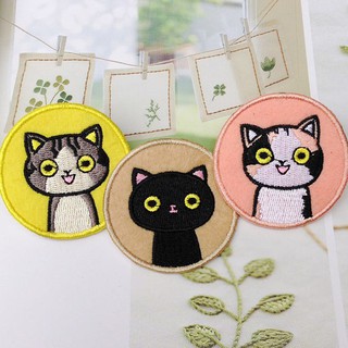 Kitty Cat Kitten Cute Pet DIY Clothing Jacket Iron on Patch