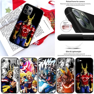 Fl2 เคสโทรศัพท์มือถือแบบนิ่ม ลาย All Might สําหรับ iPhone 13 12 Pro Max Mini XS Max X