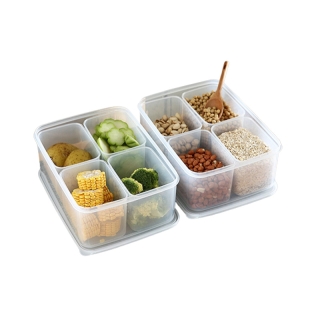 ERALIFE กล่องเก็บของในครัว กล่องเก็บของสดตู้เย็น กล่องใส่เนื้อสัตว์แช่แข็ง กล่องอาหาร กล่องเก็บเมล็ดข้าว กล่องเก็บเนื้อ กล่องถนอมอาหาร