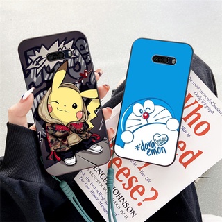 เคสโทรศัพท์มือถือ ลายการ์ตูน พร้อมสายคล้อง สําหรับ LG G8X ThinQ V50S