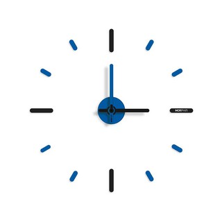 clock WALL CLOCK MORPHIN BLACK-BLUE ON TIME Home decoration Home &amp; Furniture นาฬิกา นาฬิกาติดผนัง ONTIME MORPHIn สีดำ/น้