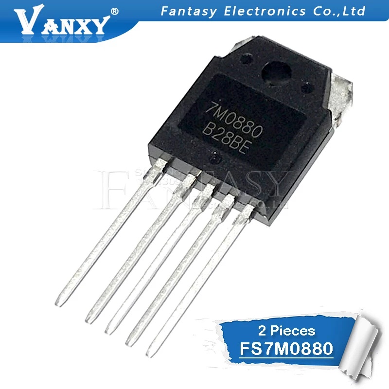2 ชิ้น FS7M0880TU TO-3P 7M0880 TO3P-5 FS7M0880 ใหม่เดิมลดราคา