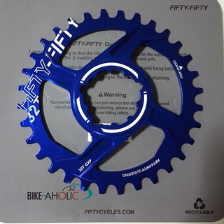 ใบจานหน้า Fifty-Fifty : direct mount chainrings for SRAM® GXP cranks