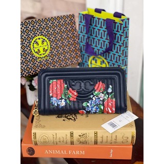 Tory Burch Fleming Soft Printed Zip
