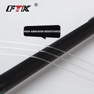 FTK 100M Fluorocarbon Coating 4.136LB-34.32LB Carbon Fiber Monofilament Leader Line Carp Fishing Sinking Line