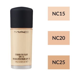 🎇พร้อมส่ง🎇 MAC SPF15 ไพรเมอร์ Studio Fix Fluid Foundation Skin Balancing Complex แมค 30ML#NC15#NC20#N12#N18