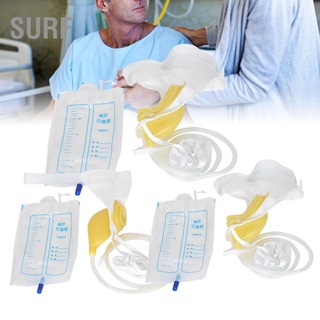 SURF Latex Urine Collector Bag Adults Urinal with Catheter Bags for Older Men Woman