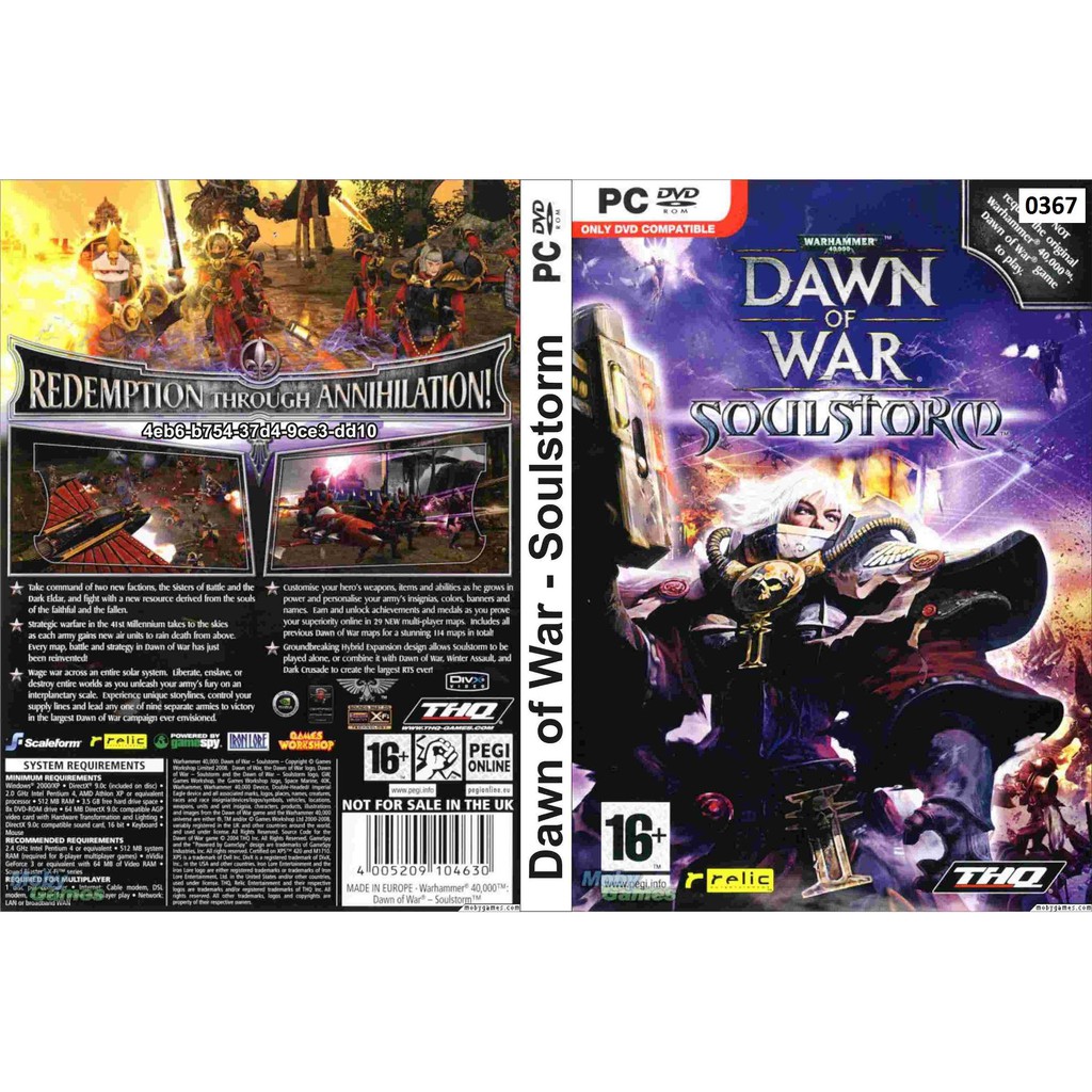 (ดีวีดี PC) Warhammer 40K: Dawn Of War Soulstorm