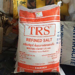 เกลือบริสุทธิ์ สำหรับล้างเรซิ่น 25kg Refined salt