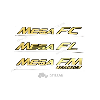 สติ๊กเกอร์ ติดแผงหน้า MEGA FC / MEGA FL / MEGA FM TRACTOR ฮีโน่ เมก้า MEGA STICKER (ราคาต่อแผ่น)