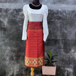 ผ้าไหมสำเร็จรูป ผ้าถุงผ้าซิ่นลาวประยุคต์ แฟชั่นผ้าไทยสมัยนิยม สีสันสดใส งานดี งานคุณภาพ /ผ้าไหมลาวทอเครื่อง