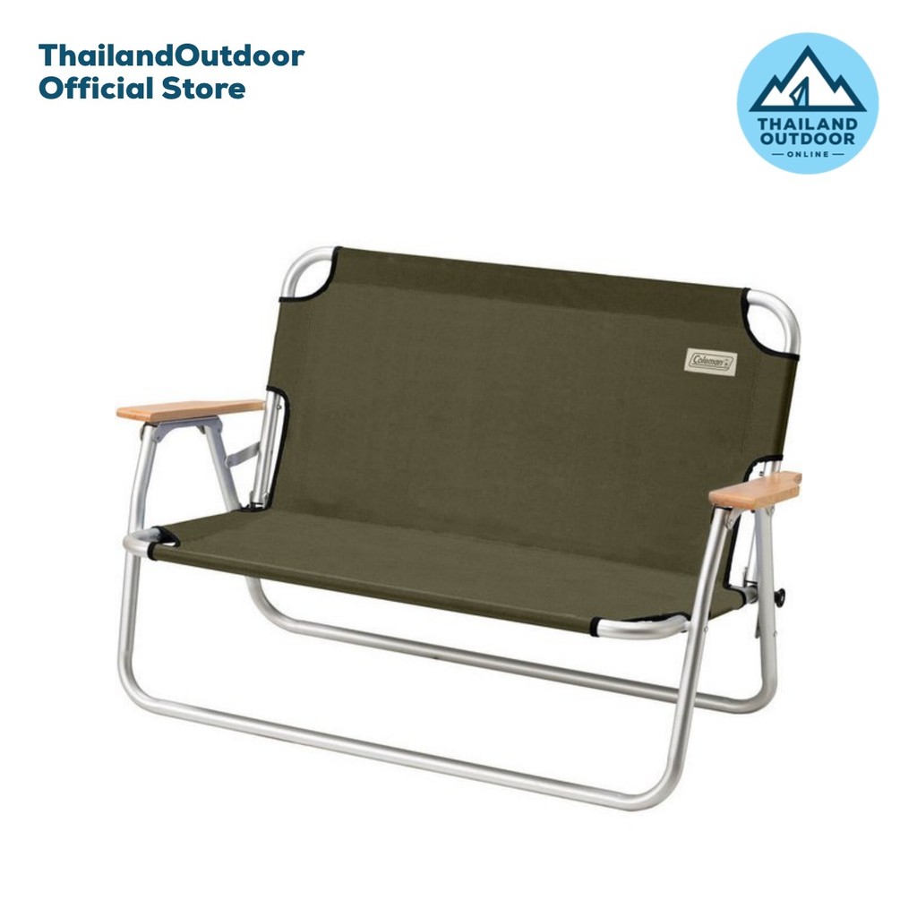 Coleman เก้าอี้พับ รุ่น JP Relax Folding Bench / Olive 33807