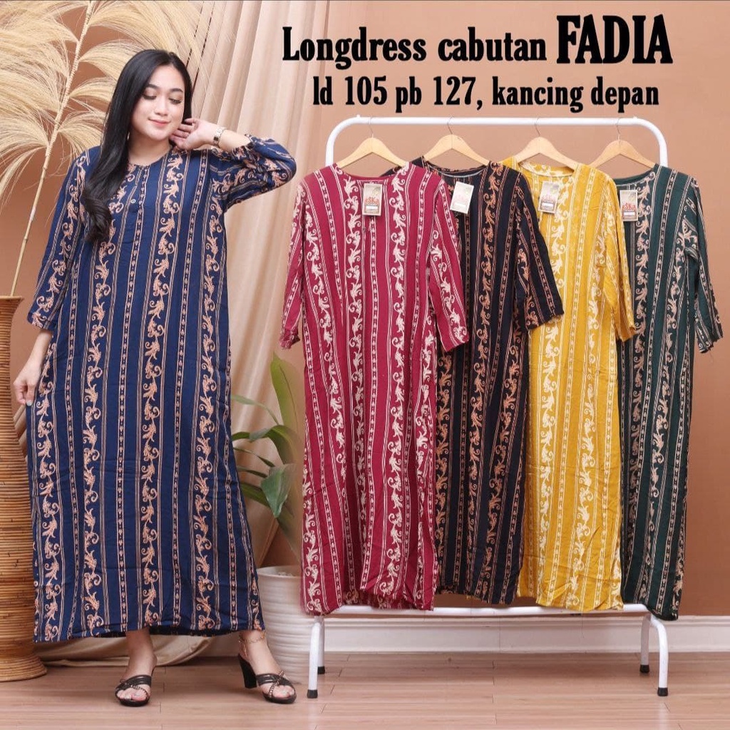 ชุดยาวยาวสําหรับ BUSHUI KUPU YENNA SALAMAH SAGITA FADIA ชุดคลอดบุตรแฟชั่นแฟชั่นสําหรับสวมใส่ L ขนาด 