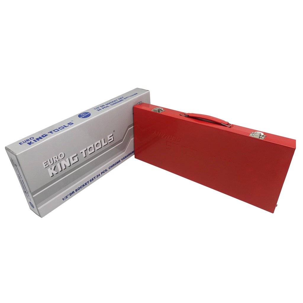 EURO KING TOOLS ชุดเครื่องมือ ประแจ ชุดบล็อก 24 ชิ้น ขนาด 1/2 (4หุน) Sliding T bar รุ่นใหม่ - รูปที่ 4