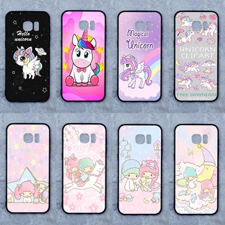 เคส Samsung S7 edge ลายยูนิคอร์น-ลิเติ้ลทวิน ขอบนิ่มหลังแข็ง เคสมือถือ เคสโทรศัพท์ Case เคส TPU ขอบนิ่มหลังแข็ง