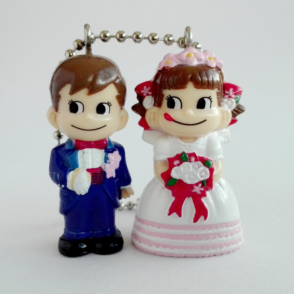 1buy เปโกะ จัง แต่งงาน พวงกุญแจ ห้อยกระเป๋า ฟิกเกอร์ โมเดล อนิเมะ PEKO CHAN Wedding ANIME FIGURE Mod