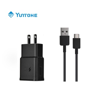 YUNTOHE Samsung สายชาร์จ Type C หัวชาร์จ  S10/S8/S9  ของแท้ Adapter Fast Charging รองรับ รุ่นS8/S8+/S9/S9+/S10/S10E/A8S