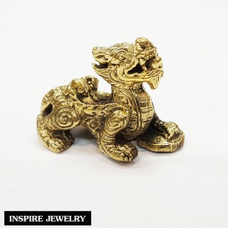 Inspire Jewelry (NN) ,ปี่เซียะเหยียบก้อนทอง(ลายกนก) ให้ความสุข เงินทองโชคลาภ มั่งคั่ง ร่ำรวย