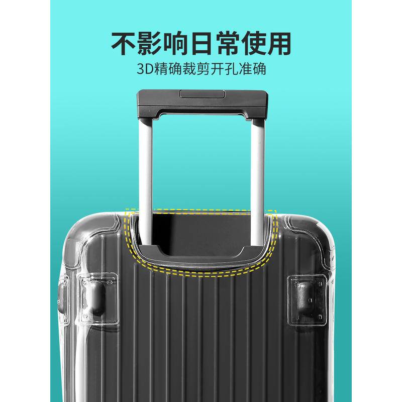 ผ้าคลุมกระเป๋าเดินทาง แบบหนา สีโปร่งใส สําหรับ Essential Trunk Plus 31 33 นิ้ว rimowa