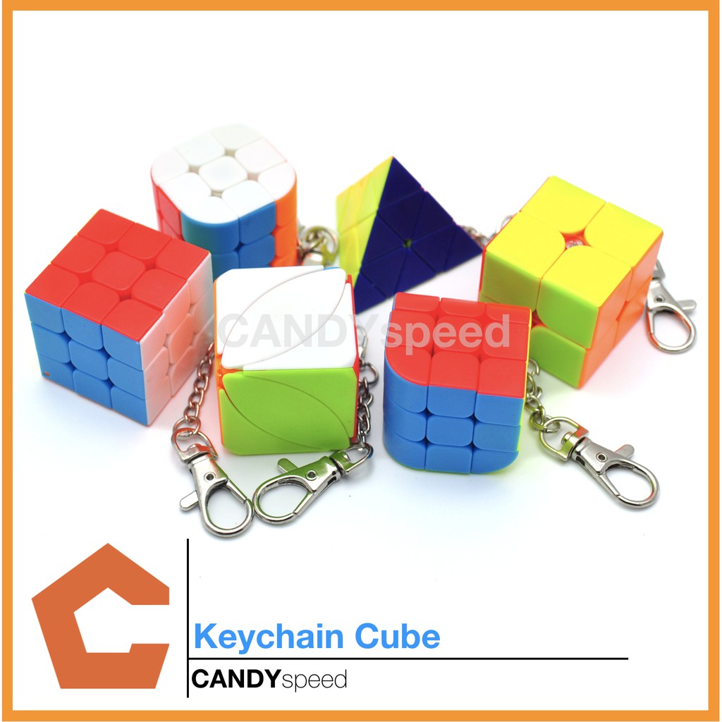 รูบิค พวงกุญแจ Keychain Cube | ห้อยกระเป๋าประดับได้ เล่นได้จริง | By ...