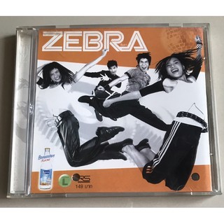 ซีดีเพลง ของแท้ ลิขสิทธิ์ มือ 2 สภาพดี...ราคา 109 บาท “ซีบร้า” (ZEBRA) อัลบั้ม “ZEBRA”