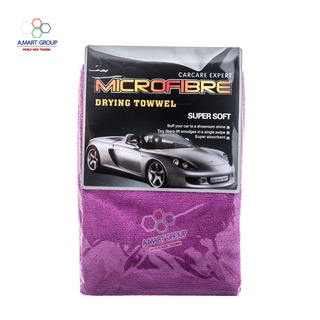 ผ้าไมโครไฟเบอร์ อย่างดี ขนาด 40cm x 40cm (จำนวน 1 ผืน) Expert Car Care Microfiber drying towel ใช้เช็ดทำความสะอาด