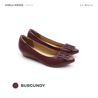 LA BELLA รุ่น GISELA WEDGE - BURGUNDY