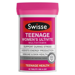 Swisse Teenage Ultivite Womens Multivitamin 60 Tablets